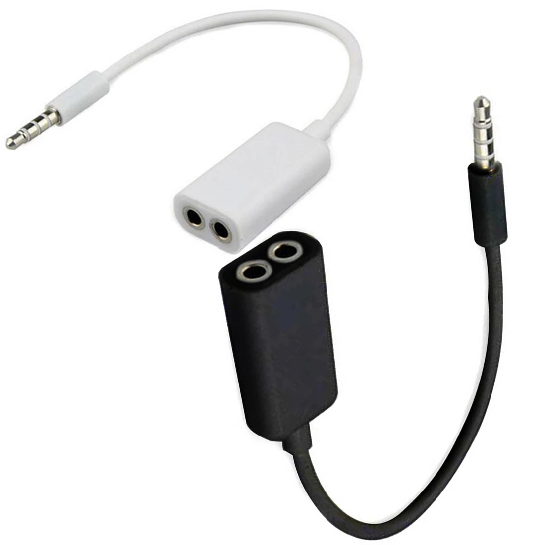 

1pcs Headphone Splitter Audio Cable 3.5mm 1Male to 2 Female Jack 3.5mm Splitter Adapter Aux Cable for Phone MP3 Player