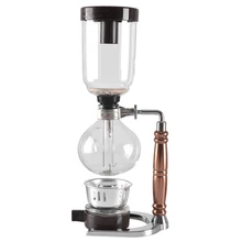 Japanese Style Siphon coffee maker Tea Siphon pot vacuum coffeemaker glass type coffee machine filter kahve makinas 3cup