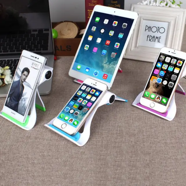 Universal Tablet PC Holder Foldable Adjustable Angle Desk Phone Holder Stand Flexible for Samsung iPad Tablet PC 13*10*2.5cm