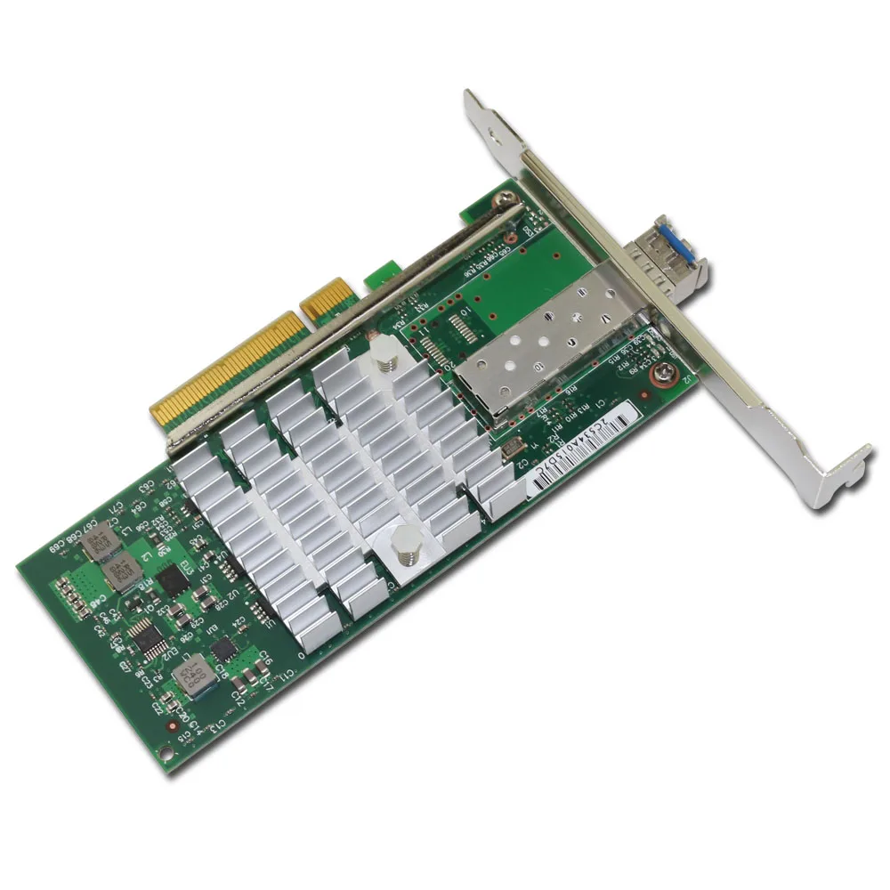 Winyao WYX520 LR1 10gbps 1310nm LC Fibre PCI e 8x Ethernet серверный адаптер с SFP + 82599 X520 10000 Мбит/с Nic|pci-e