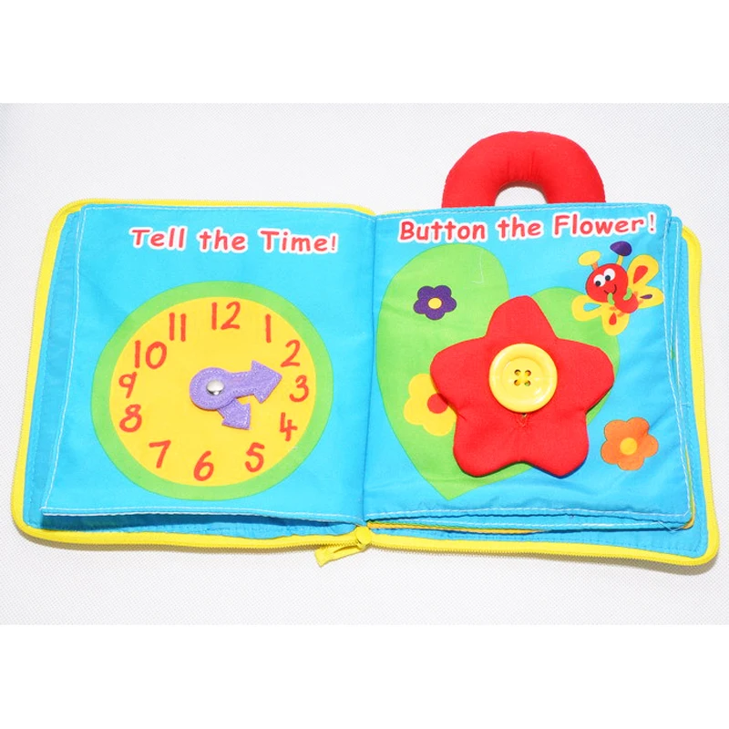 JJOVCE-Baby-Cloth-Book-Baby-Fabric-Books-Early-Educational-Learning-Toy-Learn-to-Wear-Baby-Bedtime-Game-Story-Sensory-Develop-02