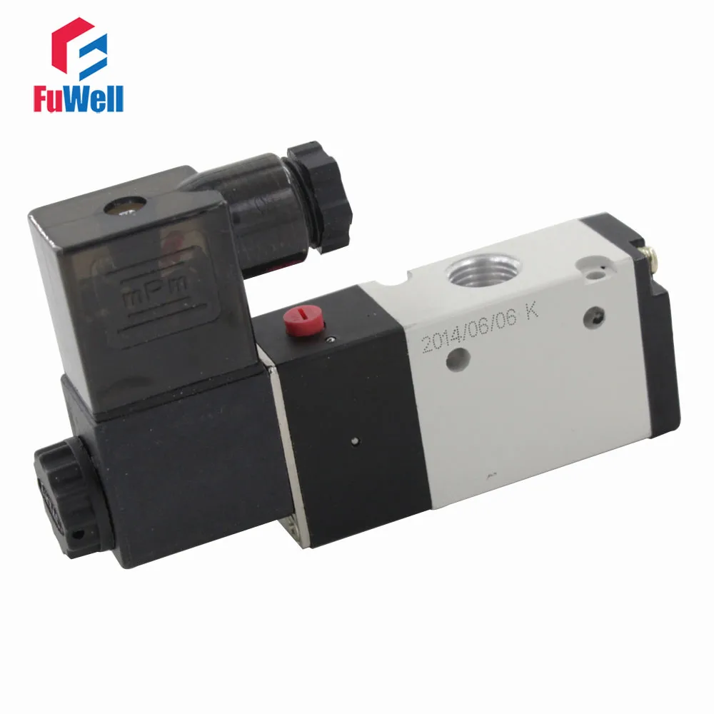 

3V210-08 AC 110V Solenoid Valve 3Port 2Position 1/4 PT Pneumatic Solenoid Air Control Valve