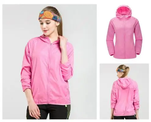 BACHASH для мужчин женщин быстросохнущая куртки Новинка года ветрозащитный Защита от солнца УФ пальто открытый спортивная куртк - Цвет: Розовый