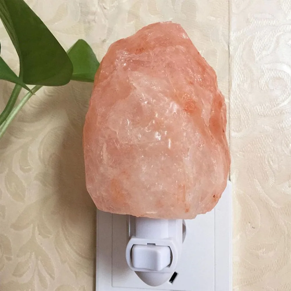 Лампа из гималайской соли ручной резной натуральная соль рок ETL стены ЕС/США штепсельный ночник для очистки воздуха осветляющее украшение