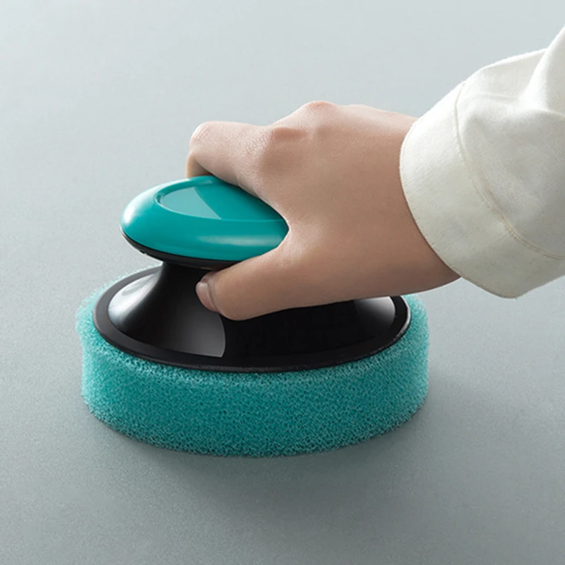 

2018 New Arrival Cleaning Brush Simple Bathroom Tile Kitchen Stove Floor Pool Wall Cleaning Tool Sponge Countertop Brush-66948