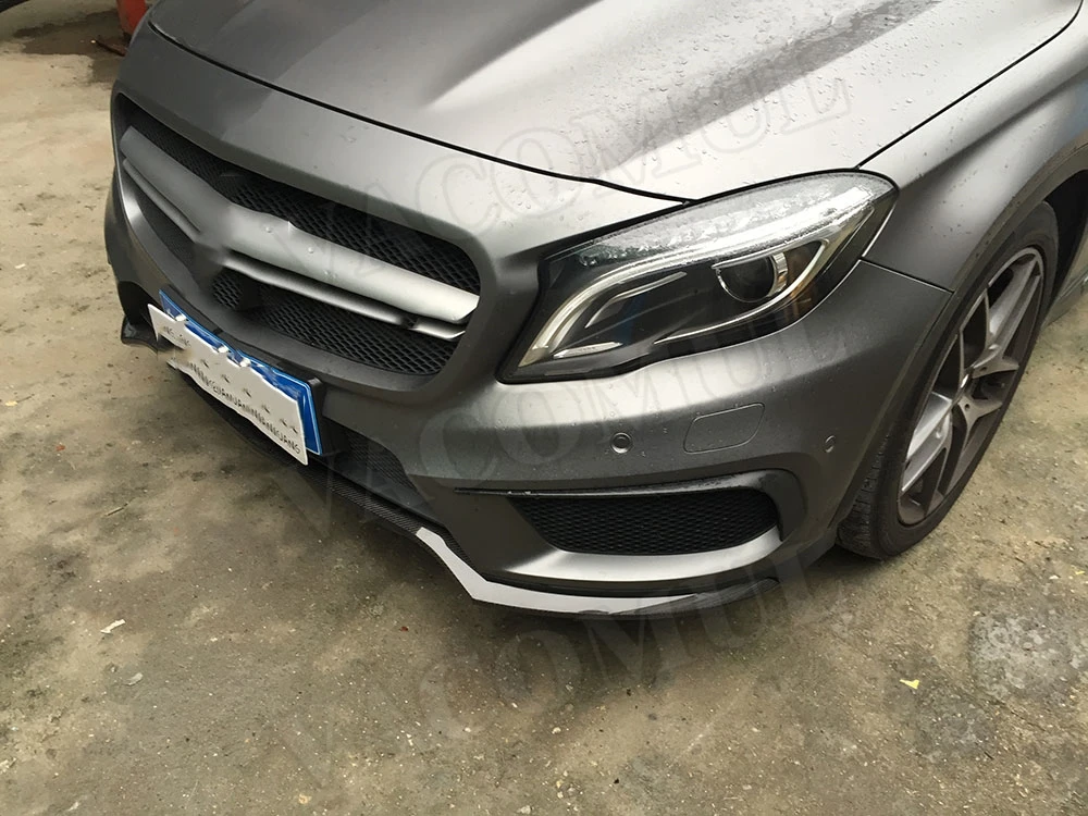 Спойлер переднего бампера из углеродного волокна для Mercedes Benz GLA