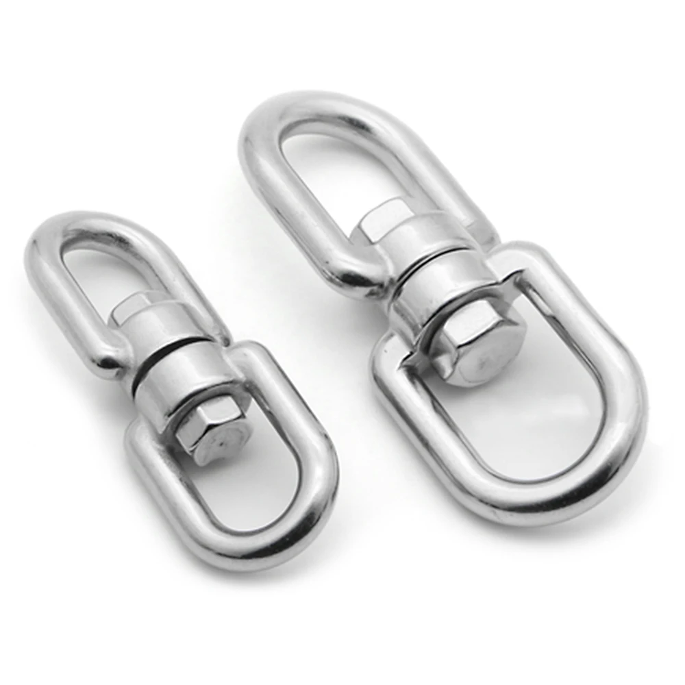 

1PCS M3 36mm Stainless Steel Straight Link Chain Sling Lifting Universal Swivel Chain sling Ring Eye to Eye Rigging Pet Ring
