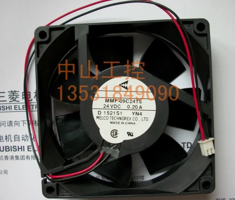 Новый MELCO для Yaskawa Серводвигатель частоты MMF-09C24TS-YN4 2 линии Вентилятор охлаждения |