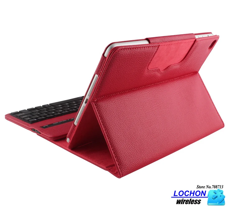 US $1.000.00 50pcsLot Wholesale DHL Shipping Detachable Wireless Bluetooth KeyboardPU Leather Case Stand Cover For Apple iPad Air 2 iPad 6