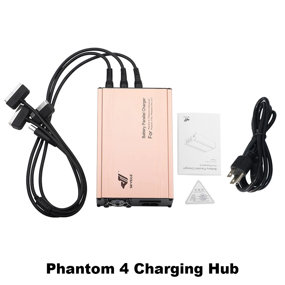 

4 in 1 Intelligent Battery Charging Hub for DJI Phantom 4 Pro V2.0 Advanced Drone Battery Remote Controller Fast Indoor Charger