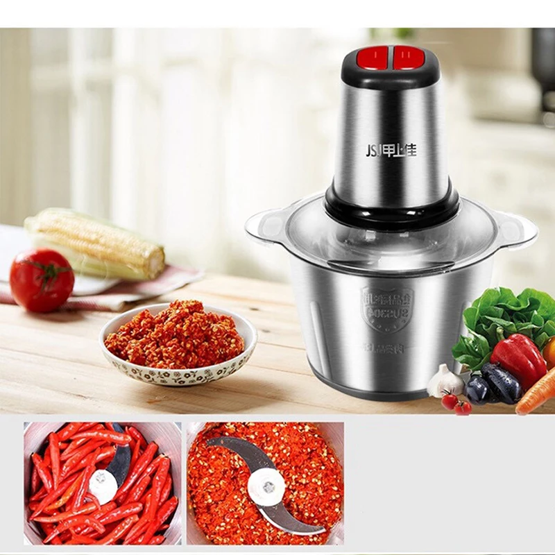 

meat grinder Stainless Steel Chopper Electric Automatic Mincing Machine High-quality Household Grinder Food Processor