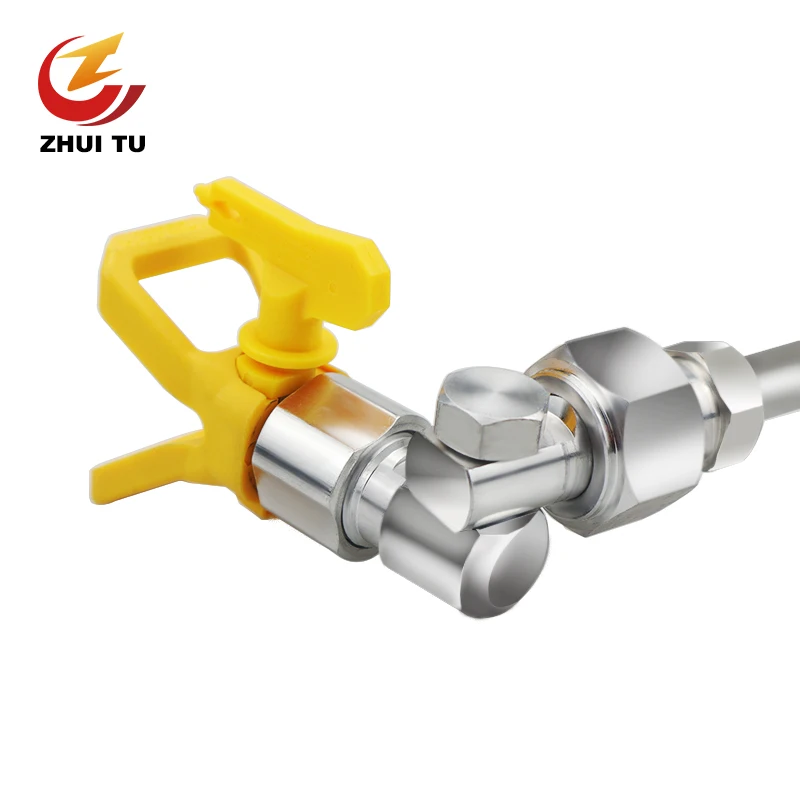 types of end mills 7/8" F-7/8" M Universal Swivel Joint With Sprayer Base Guard & 517 Tip For Airless Spray Gun Of Airless Spraying Machine Sprayer wood lathe spindle