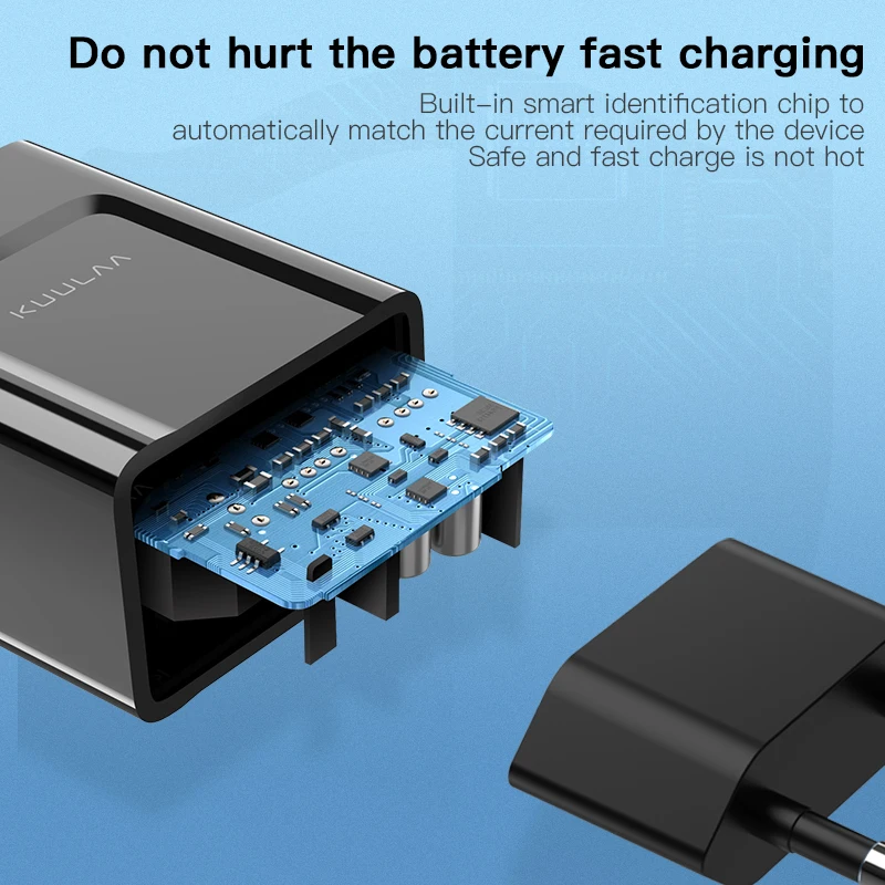 Fast charge qc 3.0. Travel 18w qc3.0 fast charging usb phone wall charger adapter for iphone huawei.