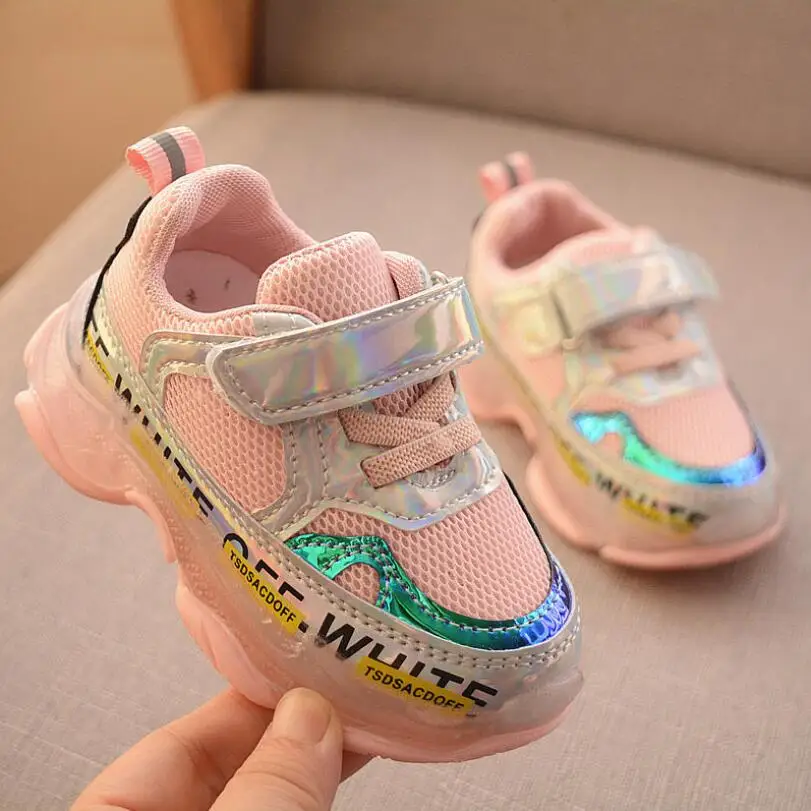 

New Arrival Children Casual shoes Mesh Breathable Boys Girls Net Sneakers Fashion Flats Sport Shoes Kids Loafers EU Size 21-30