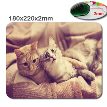 

3D print rapid high definition DIY Funny cat rubber gaming Mouse Pad size is 180 * 220 * 2 mm Computer and Laptop Mouse Pad