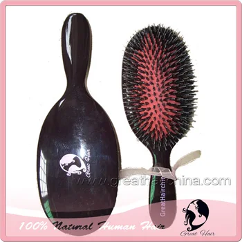 

10 Pieces/ Lot Boar Bristle Hair Extension Brush. Free Shipping + gift