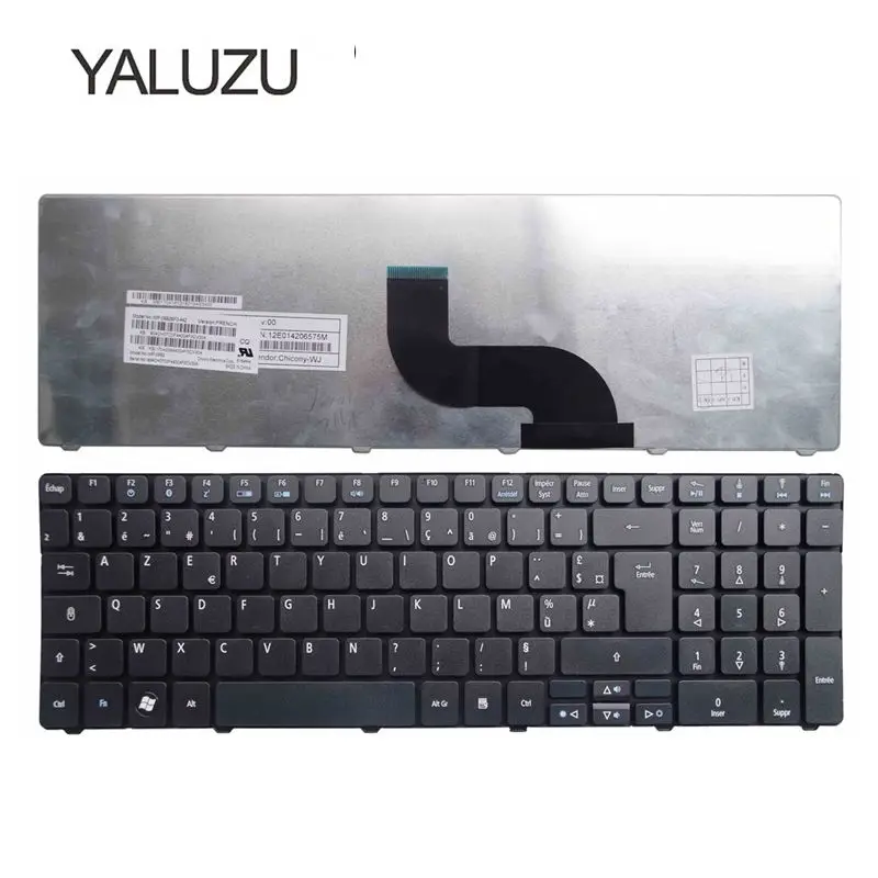 YALUZU Французская клавиатура для acer Aspire 5560 5560G 5552G 7741G 7741Z 7745G 7745Z 5740 5536 5536G 5738 5738g 5810 5810 T FR клавиатура AZERTY