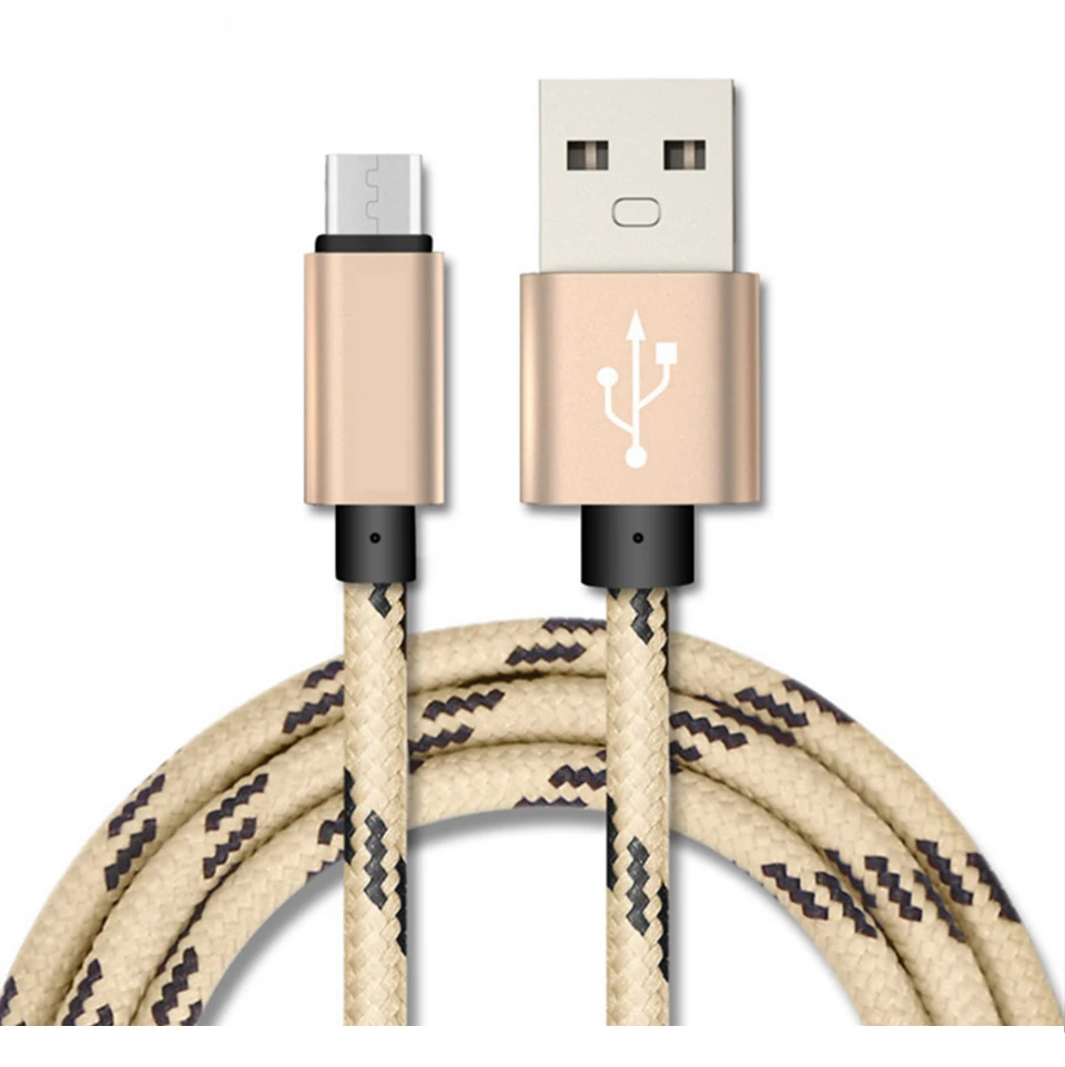 Micro USB Cable Universal Charging Cable for Android Phones Data Sync Charger 1m Wire 5V2A Fast Charging Nylon data Cables (10)