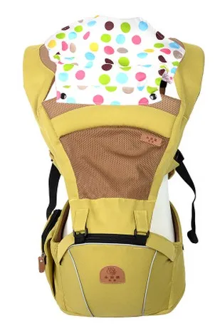 Промо-акция! Передний и задний рюкзак для новорожденных, удобный рюкзак для младенцев, слинг - Цвет: Оранжевый