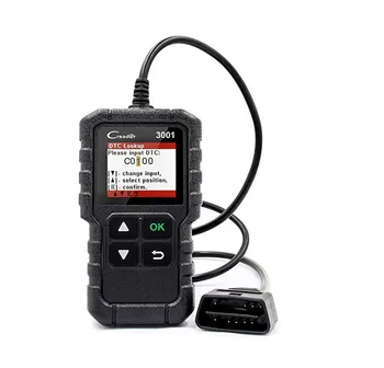 

Multi-Language OBD2 Code Reader Scanner Creader 3001 OBDII/EOBD Car Diagnostic Tool CR3001 for 60% Fault Code