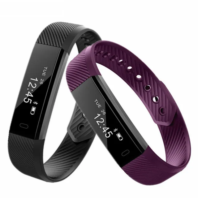 

Smart Wristbands ID115 Fitness Tracker Smart Bracelet Pedometer Bluetooth Smartband Waterproof Sleep Monitor Wrist Watch