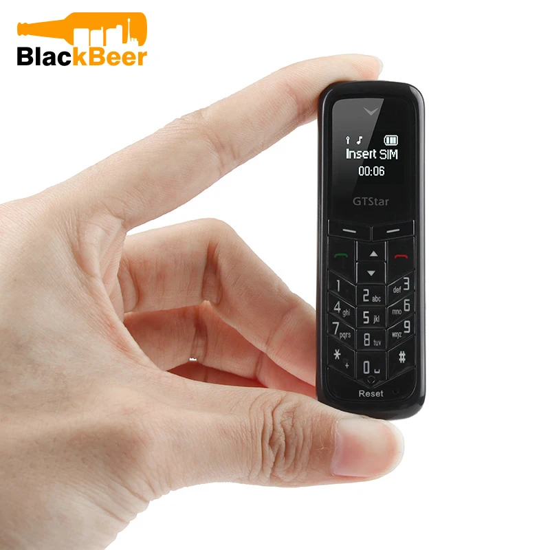 5 шт./лот mosmink GTstar BM50 маленький размер Bluetooth сотовый телефон 0 66 дюймов мобильный 300