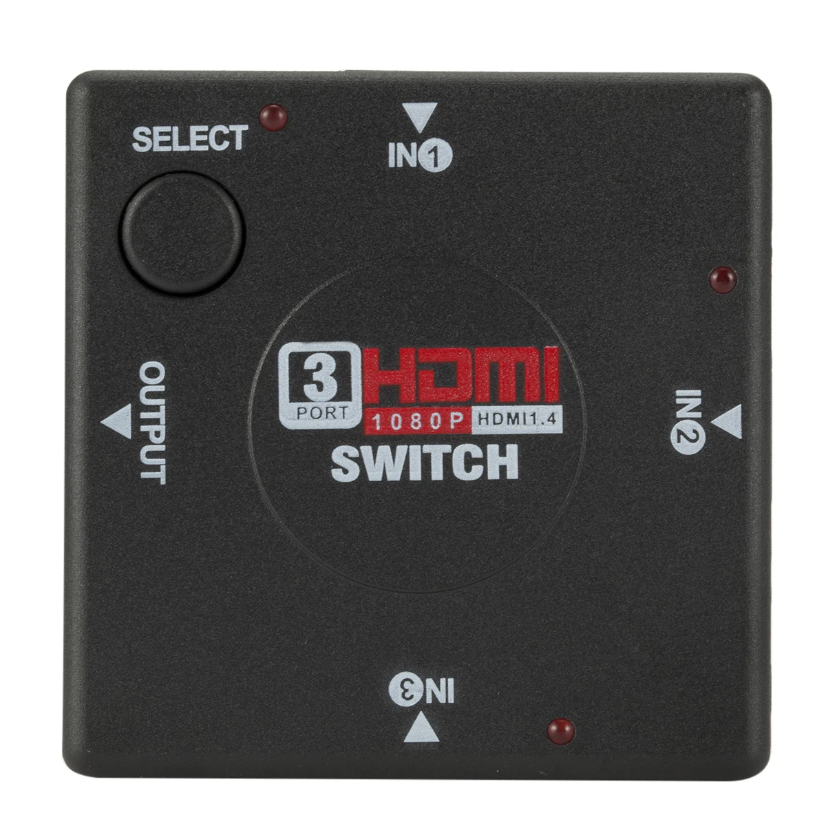 

3 in 1 Audio Split Cable For HDTV DVD Xbox 360 PSP4 3 Port HDMI Multi Display Auto Switch Hub Box 1080P Switcher Out Splitter
