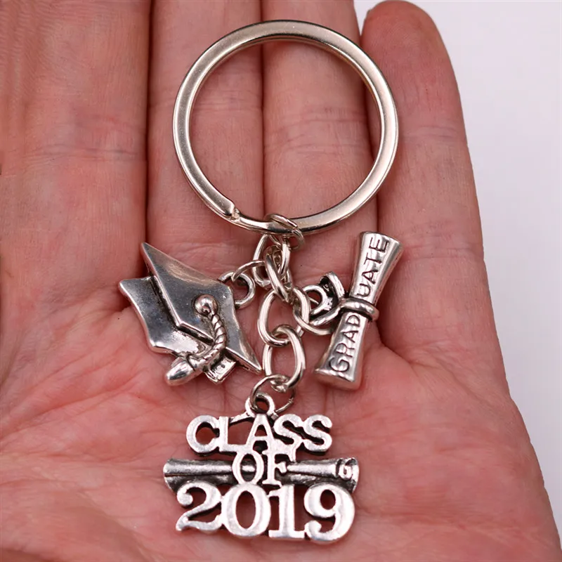 1 шт 2019 Выпускной сезон брелок для ключей холостяк шляпа сертификат DIY