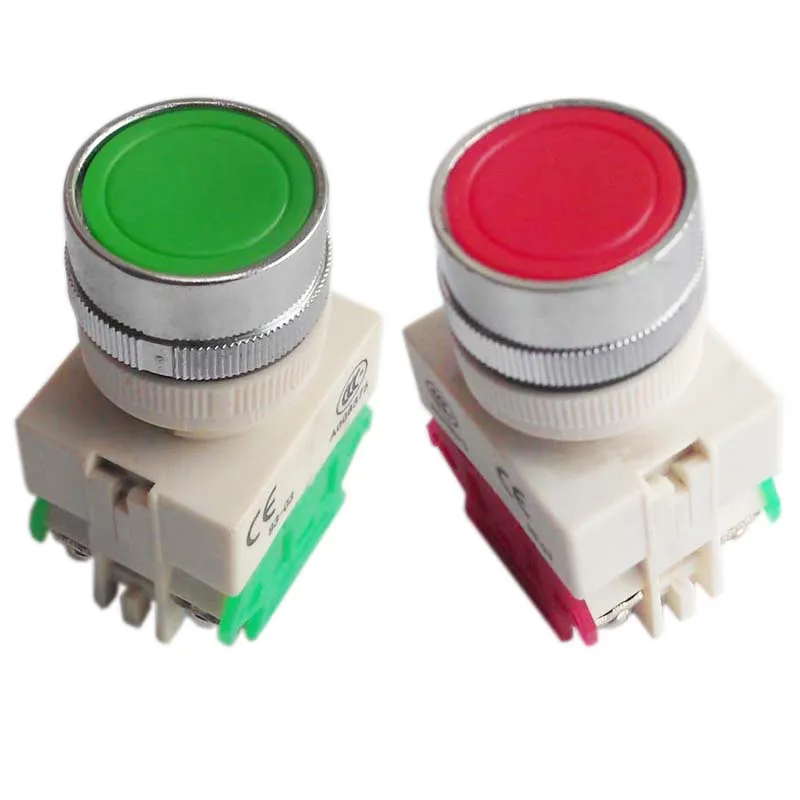 

22mm push button start switch stop switch self lock push button reset push button
