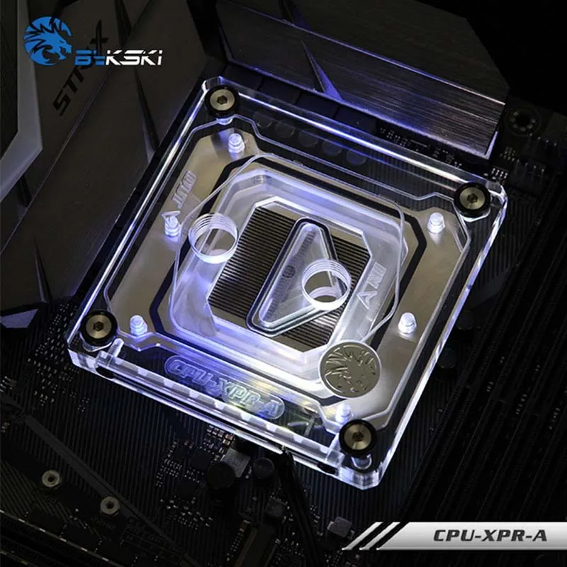Bykski водоблок для процессора для Intel 115X2011X299 RG медный охладитель воды жидкое охлаждение - Цвет лезвия: No Accessories