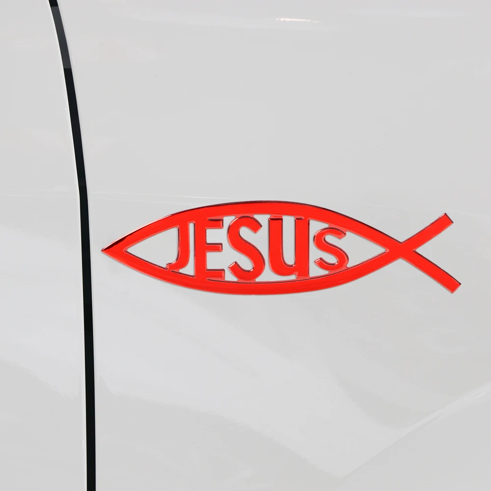 Jesus Fish Car Sticker Christian Auto Decals and Stickers Jesus Fish Car Sticker Christian Auto Decals and Stickers