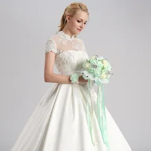 Красивый женский фиолетовый свадебный букет ручной работы, свадебный букет с искусственным жемчугом, букет роз