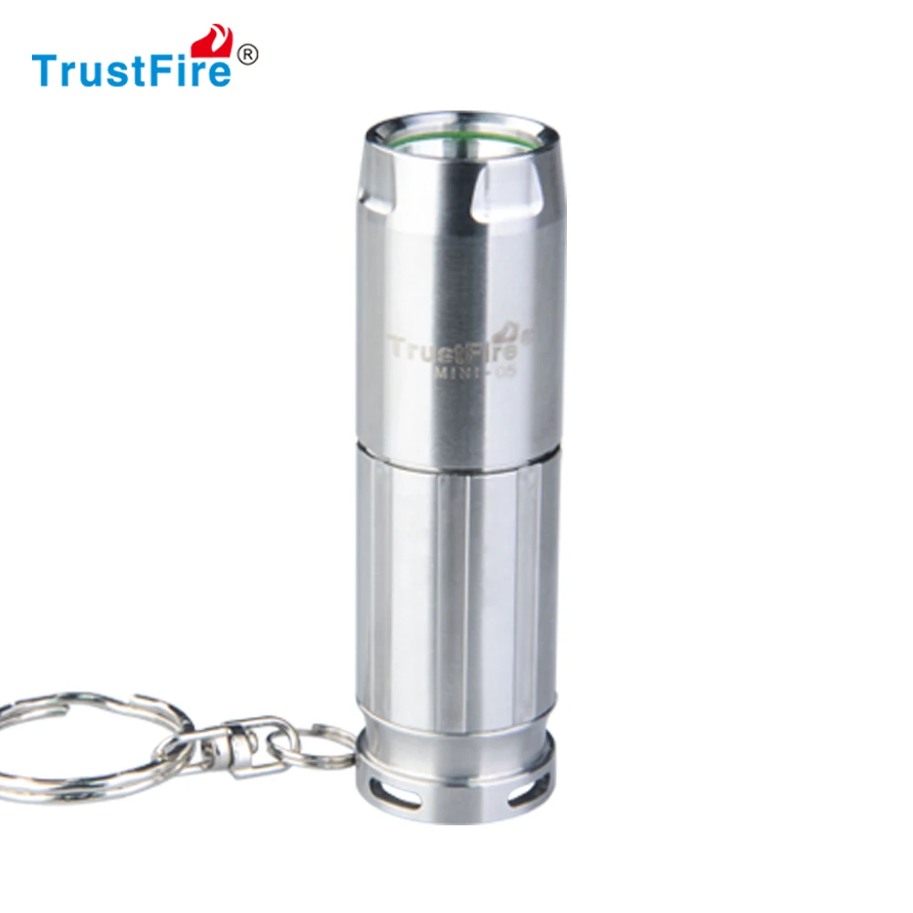 TrustFire mini 05 фонарик 300LM XML 2 LED свет брелок новый маленький фонарь размера