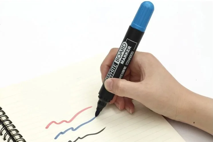 Não-tóxico e Fácil de Limpar Caneta Quadro Branco Apagável Azul Preto Vermelho Mudança Bloco 2160 m & g Mg2160 7 M & G MG2160 caneta quadro branco