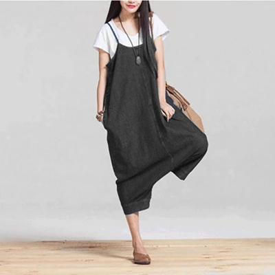 womens-dresses-new-arrival-2016-Loose-Waist-Plus-Size-Women-Casual-Dress-Spaghetti-Strap-Black-Color.jpg_640x640
