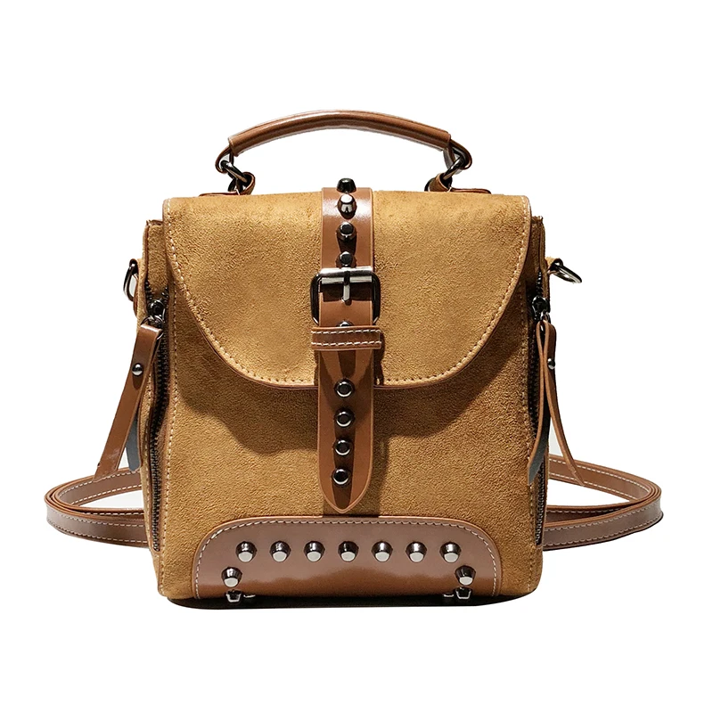 

2019 Spring New Women Bag Leather School Bags for Teenager Girls Stone Sequined Female Preppy Style Small