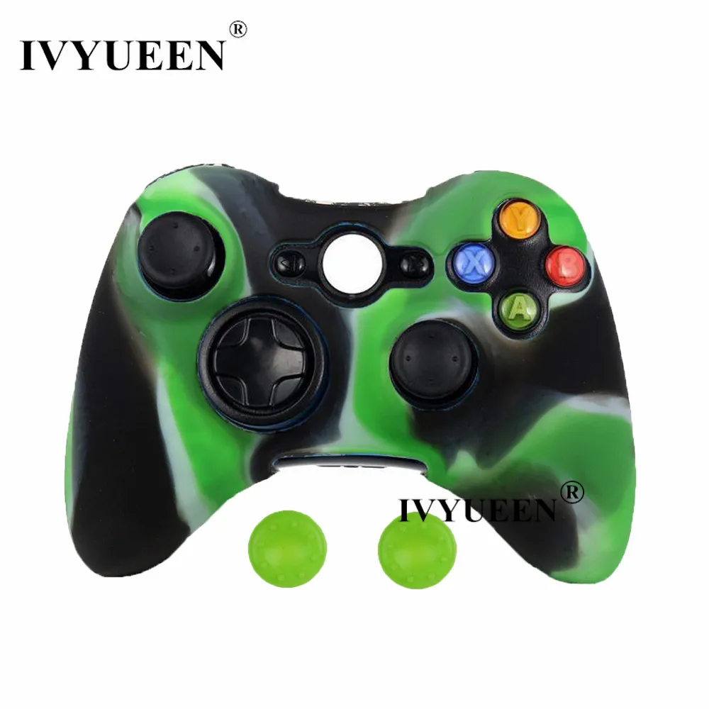 Защитный чехол IVYUEEN Camo для microsoft Xbox 360 проводной/беспроводной контроллер силиконовый чехол для X Box 360