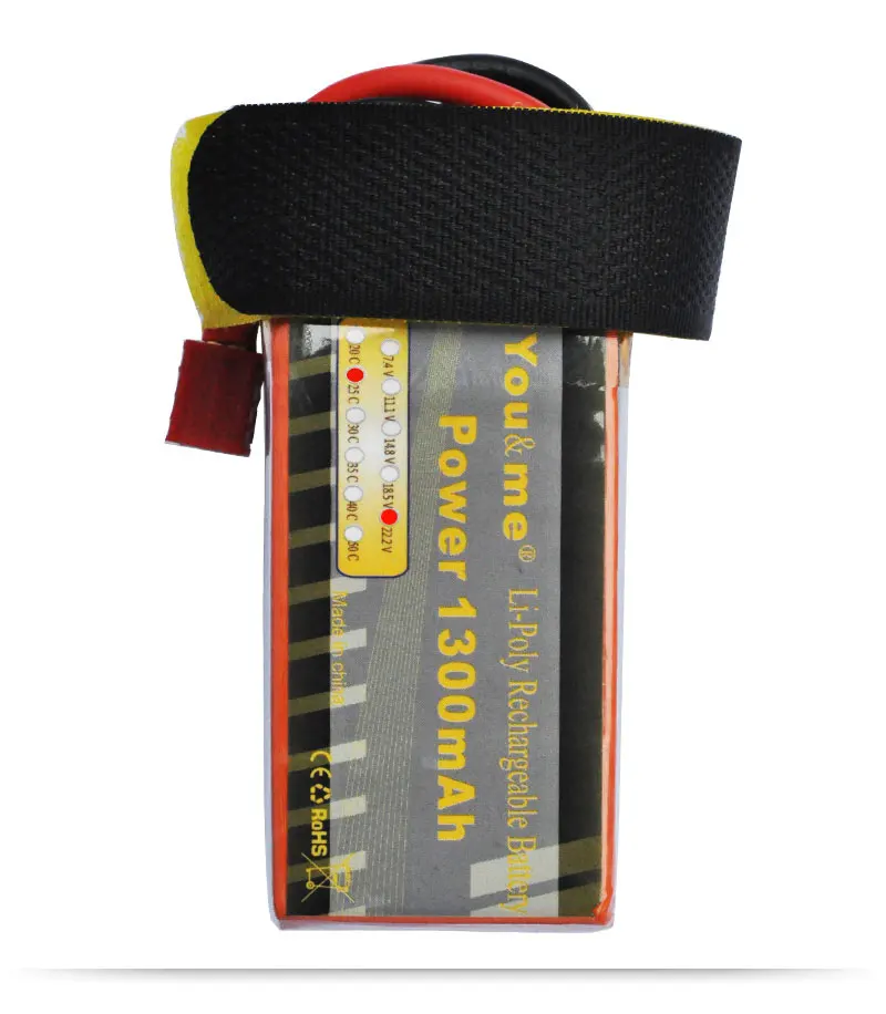 You me 1300mAh 22 2V 6S lipo battery for font b RC b font font b