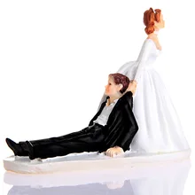 Baking Bride and Groom Couple Figurine resin fondant cake decorating tool funny wedding cake topper