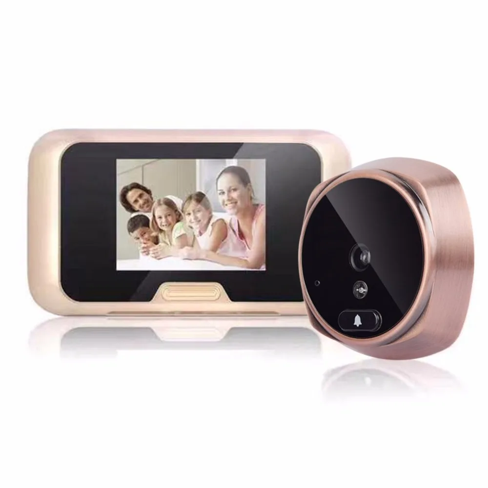 513A 3,0 дюймовый дисплей домашней безопасности дверной глазок инфракрасного ночного видения Цифровая интеллектуальная видеокамера на дверной звонок