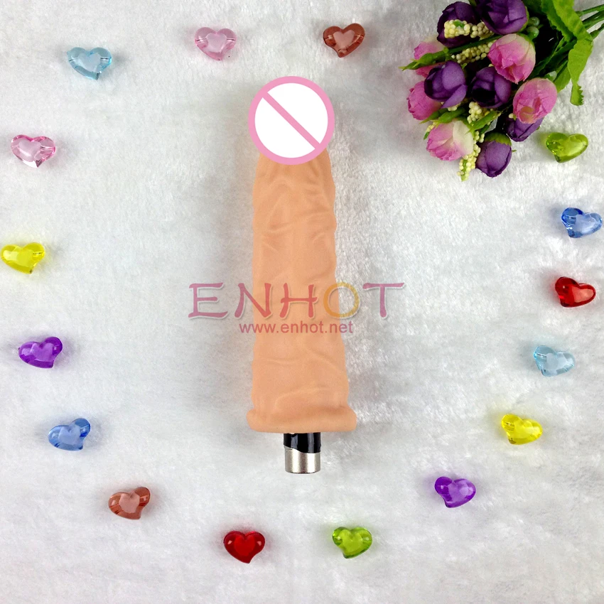 super soft dildo with high elasticity keel Sex machine attachment sex toy simulation dildo for love machine ENHOT-C-26