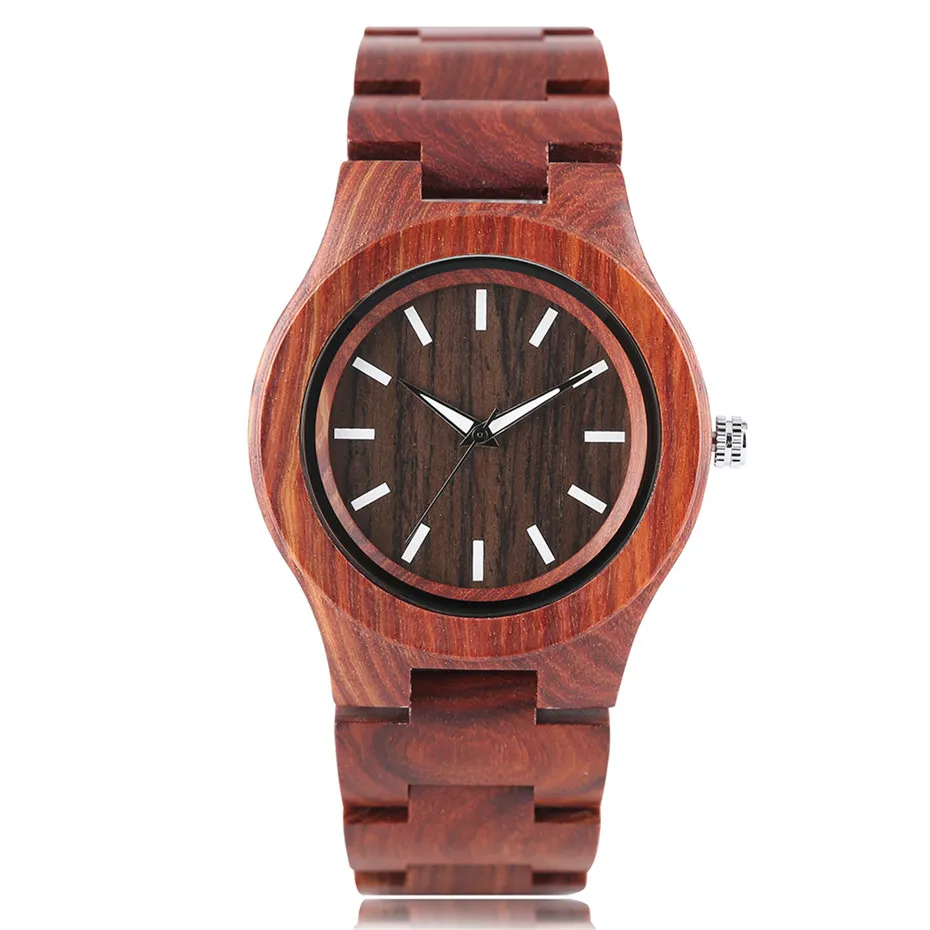 YISUYA Creative Bamboo Wood Watch Quartz Analog Nature Wood Band Casual Fashion Wooden Wrist Watch Gifts for Men Women Reloj de madera (1)