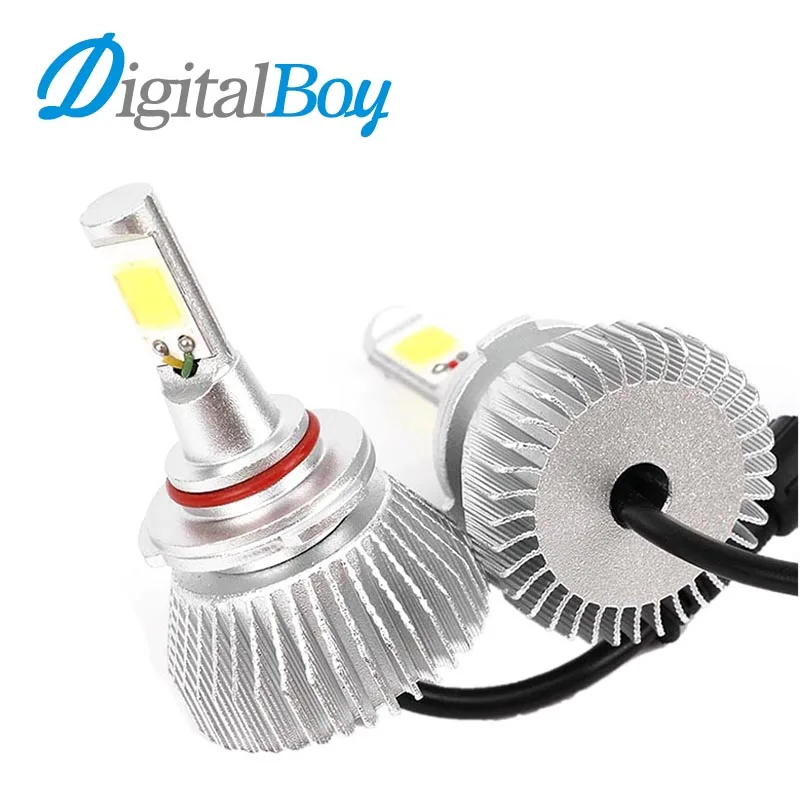 

Digitalboy 60W Car LED Headlight 9005 Bulb Car Conversion Kit Fog Light Headlamp Cold White 6000k Single Beam For Nissan Toyota