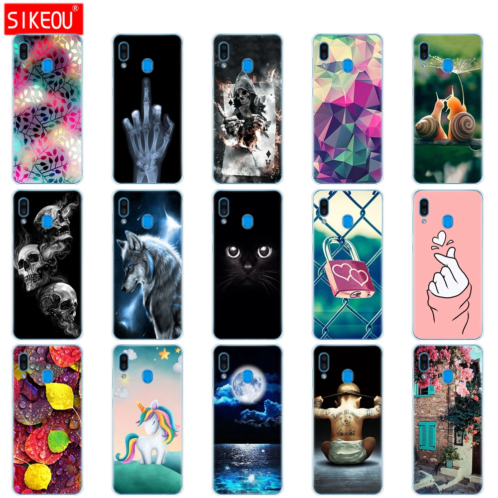 

Case For Samsung Galaxy A30 Phone Case Samsung A30 Cover Samsung Galaxy A30 A 30 SM-A305F A305F A305 Case Silicone Soft TPU Cat