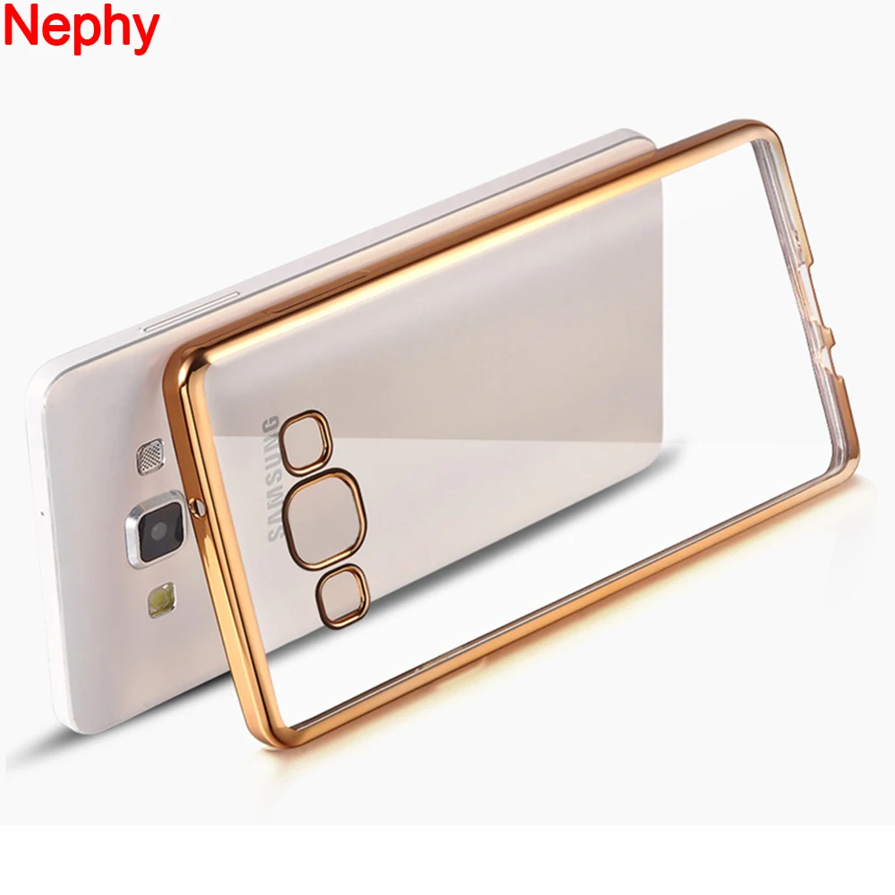 Прозрачный чехол Nephy для телефона Samsung Galaxy A8 2018 Plus A3 A5 A7 2015 2016 2017 Мягкая силиконовая