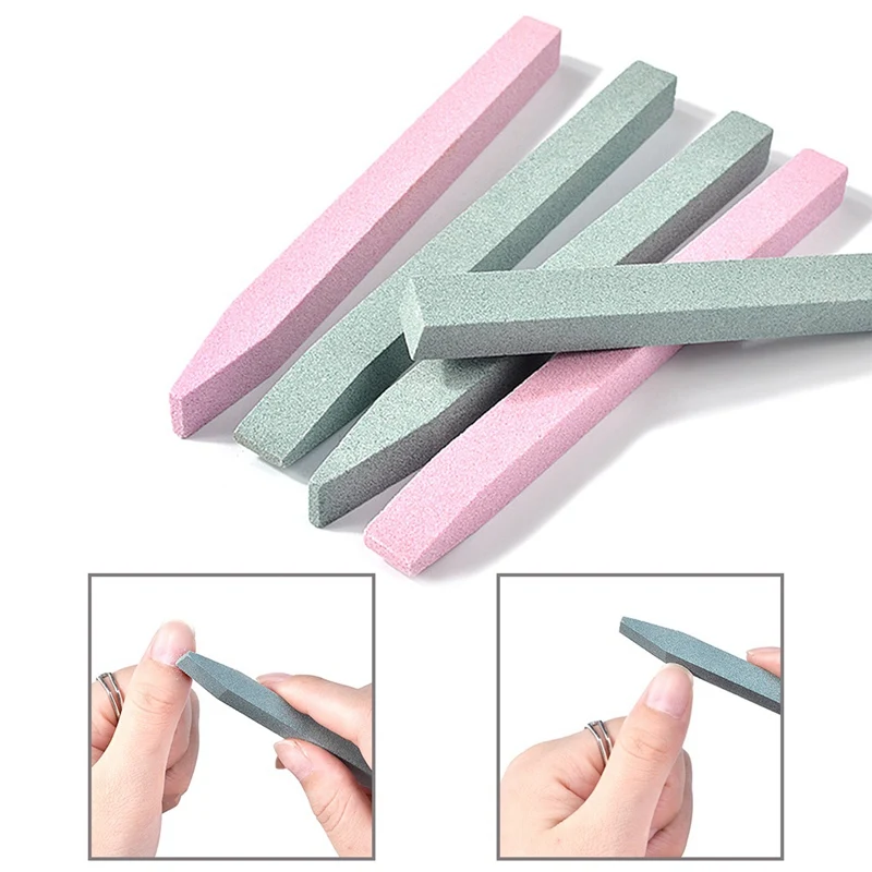 

1pc Quartz Stone Nail Cuticle Remover Dead Skin Pusher Trimmer Pen Scrub Manicure Nail Care Tool Nail File