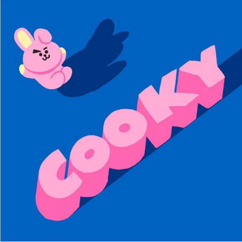 Аниме Bangtan мальчики BTS bt21 vapp наволочка 3D две стороны Печатный TATA VAN COOKY CHIMMY SHOOKY KOYA RJ MANG Чехлы для подушек - Цвет: 8