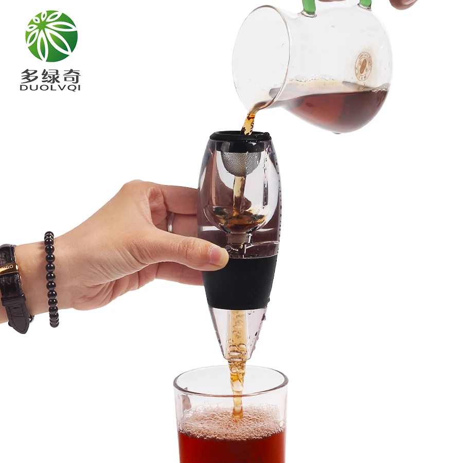 DUOLVQI Mini Red Wine Aerator Filter, Magic Decanter Essential Wine