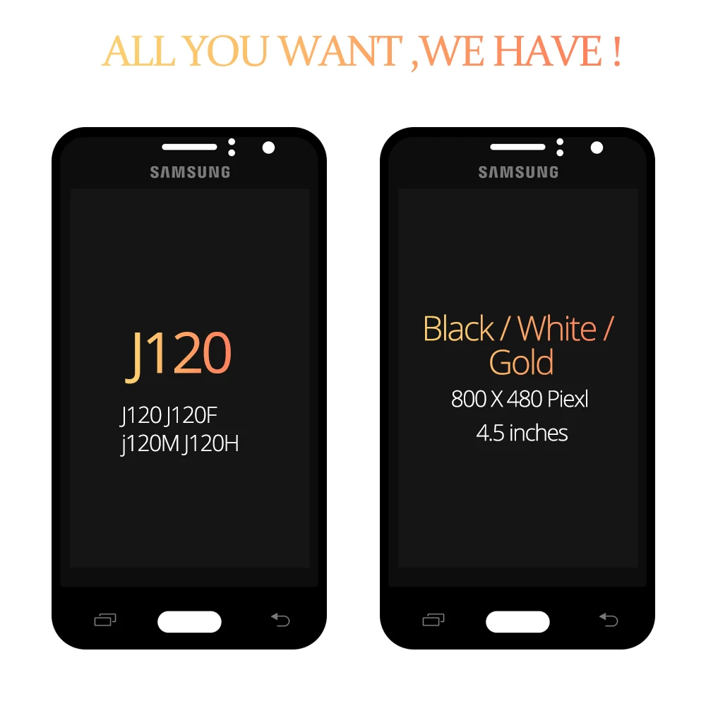 ЖК дисплей с дигитайзером сенсорного экрана для Samsung Galaxy J1 J120 2016 J120F J120H J120M 100%