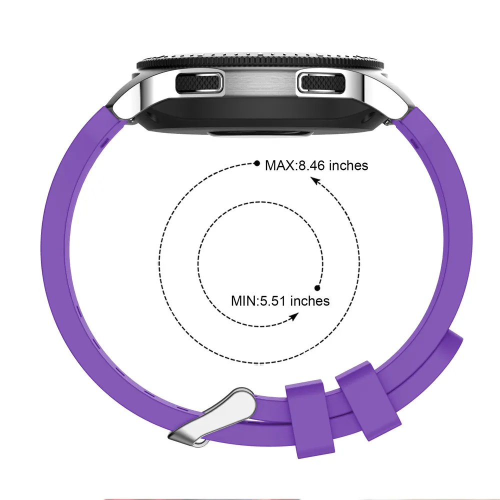 Спортивный силиконовый ремешок для Samsung Galaxy Watch 46 мм samsung 42 умных часов|Ремешки